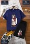 Children's Unisex “Anime Children's Wear“ Special Printed Crew Neck T-Shirt - Shorts Set