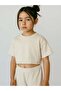 Girl's Cotton Basic Crop T-Shirt - 3