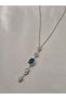 Y Necklace with Natural Stone - 5