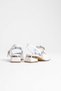Bomb Shiny Money Accessory Square Toe Gold Heeled Women's Shoes - 8