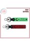 Set, Pistachio Green-Red, Soldier to Soldier – Child and Crescent and Star Themed 2-Piece Personal Keychain