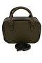 Women's Stylish Stone Detailed Zippered Adjustable Cross Strap Khaki Hand and Shoulder Bag - 5