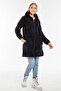 Women's Black Long Zippered Plush Cardigan Welsoft - 3
