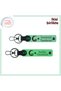 Set, Light Green-Green, Gift for Your Best Friend, Child and Crescent and Star Themed Personal 2-Piece Keychain