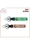 Special Gift Keychain for Children and Ayyıldız with Name and Surname, Green-Kitten Mouth, for Your Friends