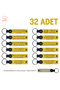 Set of 32, Keychain with Name Written on It, Yellow & Milk Coffee, Souvenir Gift for Training Participants