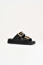 Lluxury Double Gold Buckle Daily Comfortable Stylish Accessory Women's Slippers - 6