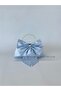Baby Blue Bow Pearl Portfolio Evening Dress Handbag - 2