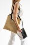 Moon Straw Wallet Women's Hand and Shoulder Bag - 4
