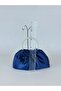 Parliament Blue Rose Pearl Portfolio Evening Dress Handbag - 2