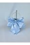 Baby Blue Bow Pearl Portfolio Evening Dress Handbag - 5