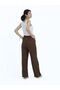 Women's Sofia Linen Fabric Striped High Waist Wide Leg Relaxed Fit Lace-Up Elastic Waist Casual Pants - 4