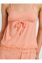Lace Trim Ribbed Cami Top and Shorts Pajama Set - 3