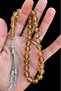 Tea Fossil Powder Amber Prayer Beads Gift Amber Prayer Beads with Wooden Box - 3