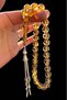 Tea Fossil Powder Amber Prayer Beads Gift Amber Prayer Beads with Wooden Box - 2