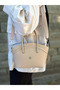Nçs Mink Women's Hand and Shoulder Bag – Stylish Metal Detail, Medium Size (En:19Xboy:17) - 6