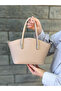 Nçs Mink Women's Hand and Shoulder Bag – Stylish Metal Detail, Medium Size (En:19Xboy:17) - 2