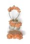 Laser Floral Maternity Mother's Crown Bandana and Baby Booties - 5
