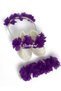 Laser Floral Maternity Mother's Crown Bandana and Baby Booties - 5