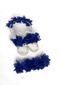 Laser Floral Maternity Mother's Crown Bandana and Baby Booties - 3