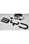 Byd Front Hood Black Abs 21 cm Trunk Lettering Logo Emblem - 5