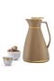 Thermos, 1L, Glass Inner Liner, Plastic Outer Body - Brown - 3