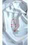 Transparent Acrylic Teddy Bear Colorful Beaded Phone Charm - 2