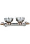 Saif Gallery Silver Yogurt Set, 47.5 x 16 x 9.5 cm, Base