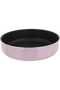 Saif Gallery Granite Tray, Round, 32 cm - Pink