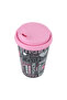 Saif Gallery Plastic Lid Mug, 430 ml - Multicolor - 2