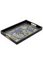 Plastic Serving Tray Alsaif Gallery, 40×26×3.8 cm - Black