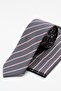 Modern Striped Tie and Handkerchief Set for Men (5.5X150Cm)