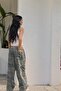Khaki Camouflage Patterned Trousers - 4