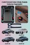 2Pcs Audi Compatible Universal Car Seat Gap Filler Organizer-Black