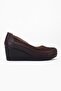 Ayakdaş 353 Women's Wedge Heel Classic Shoes Brown - 3
