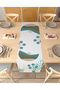 Flower Leaf Pattern Custom Design Runner Digital Printed Decorative Tablecloth Modern Home Decoration