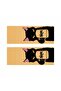Unhappy Black Cat Printed Car Door Post Covering Foil Sticker Set of 2 (Right&Left) - 5