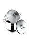 Steel Couscous Pot 32X23 cm with Steel Lid-Steel Handle - 2