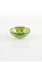 2 Pieces Handmade Light Green-Black Tulip Motif 15 cm Ceramic Bowl Set - 4