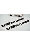 مجموعة من 2 شعار Benz V8 Biturbo Mudguard باللون الأسود - 5