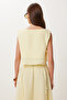 Muslin Blouse Skirt Set Yellow Lgp0013 - 6