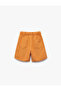 Boy'S Brown Basic Shorts - 2