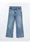 Wideleg Women's Jean Trousers - 5
