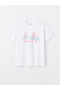 Crew Neck Printed Short Sleeve Women's Sports T-Shirt - 5