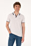 Men's Slim Fit Crew Neck Light Gray T-Shirt 50306872-Vr001