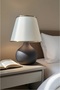 F Series Chichtic Table Lampshade Metal Body Fabric Headboard Decorative and Stylish Lighting