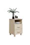 Bedside Cabinet HAMAR Honey Brown 40x35x62 cm Solid Wood Pine - 5