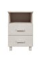 Bedside Cabinets HAMAR 2 pcs White 40x35x62 cm Solid Wood - 2