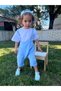 Baby Blue Suit with Salopet Set of 2 - 2