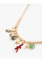 Seashell Stone Detailed Chain Necklace - 3
